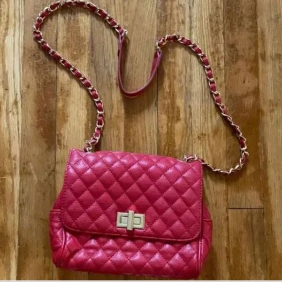 Forever 21 Red Purse Sling Crossbody Bag EUC. Pre-loved‎ In Good Condition. - Picture 2 of 16